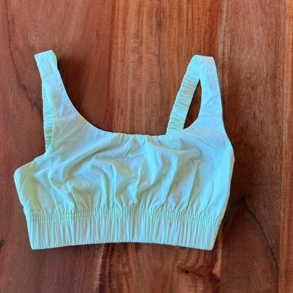 Nike Neon Green Crop Tank Top Size XS